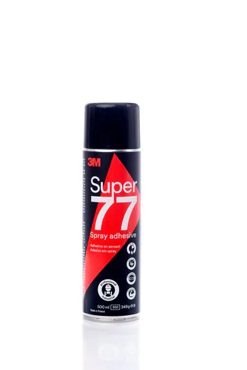 3M - Super 77 Spray Adhesive Colle En Aérosol 500 Ml