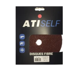 ATI - Disque Fibre Ø180mm Pour Le Bois Et Métal En Grain De 36, 80 Et 120