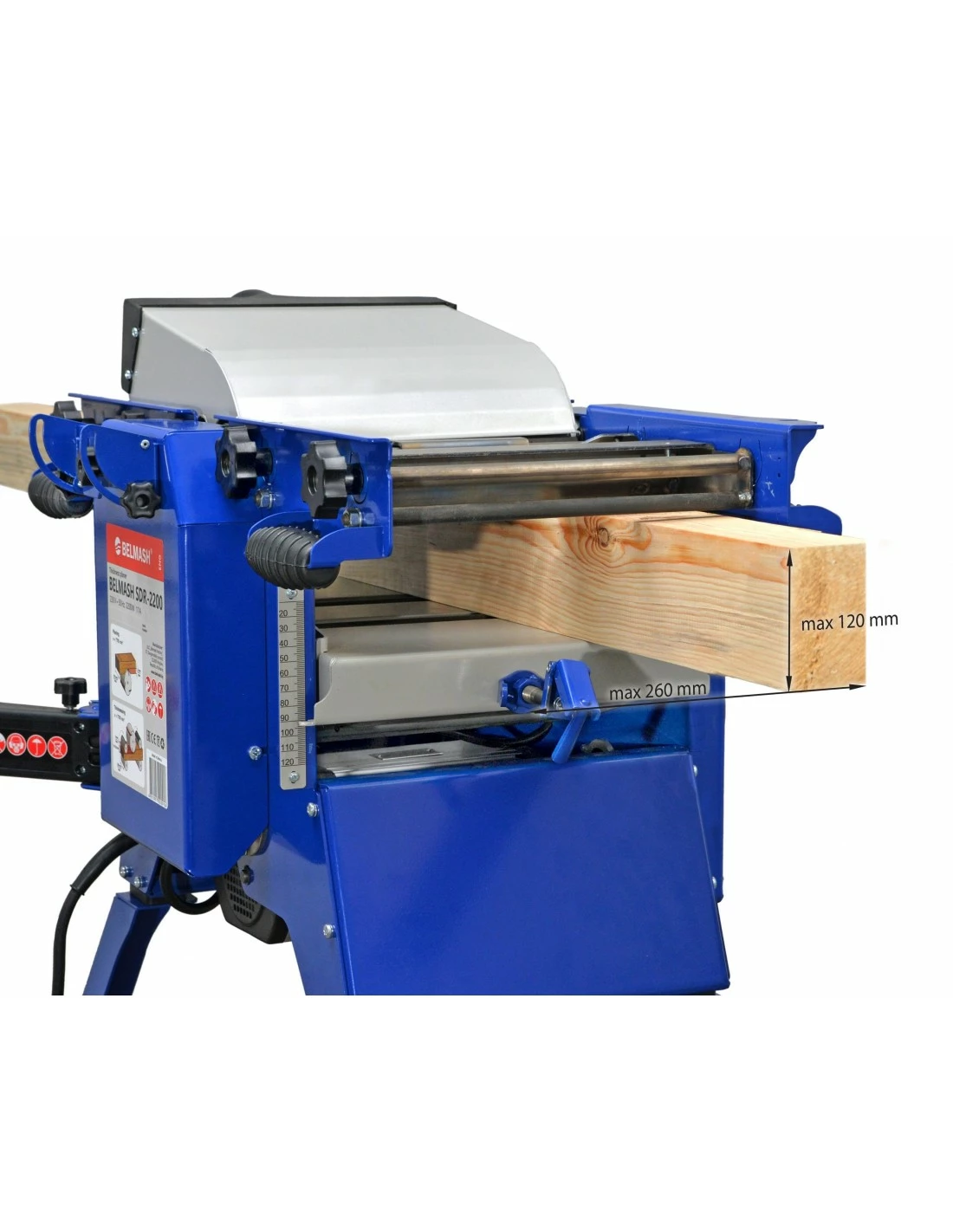 BELMASH - SDR2200 - Raboteuse Dégauchisseuse Combinée - 2200W - Largeur De Dégauchissage 270 Mm – Image 7