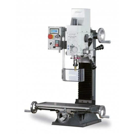 OPTIMUM - BF 20L VARIO - Fraiseuse à Métaux Avec Variateur De Vitesse - 230V - Perçage Max. 20 Mm