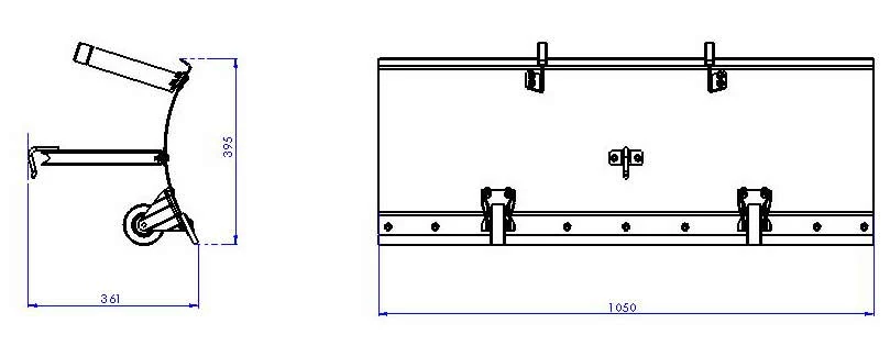 ZIPPER - ZI-KM1000 - Balayeuse-Déneigeuse Thermique - Largeur 1000 Mm – Image 5