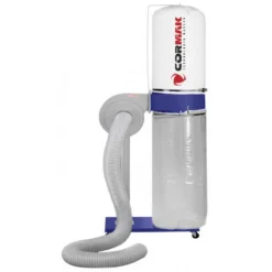 CORMAK - FM230 A - Aspirateur à Poussière De Bois - Débit 1000 M³/h - Capacité 90L + 2,5 Mètres De Tuyau