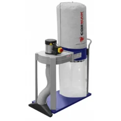 CORMAK - FM230 L1 - Aspirateur à Copeaux Avec Sac Filtre En Feutre - Débit 1150 M3/h - 90 Litres
