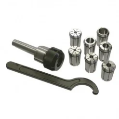 OPTIMUM - Coffret Porte-pinces + 18 Pinces CM2/M10/ER32 Pour Fraiseuse Métal