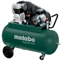 METABO - Mega 350-100 W - Compresseur 1500W - 10 Bars - 90L - 250L / Min