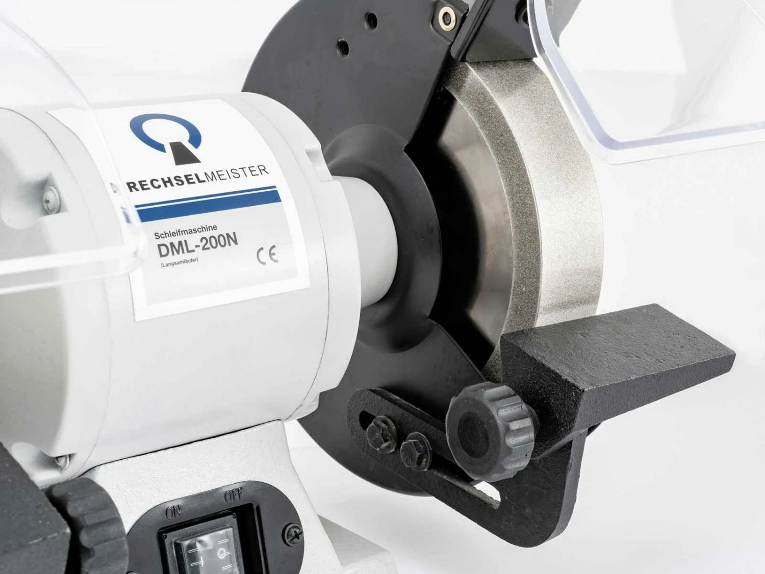 DRECHSELMEISTER - DML-200N CBN - Touret D'affûtage à Meules CBN Et Corindon - Vitesse Lente 1450 Tr/mm – Image 5