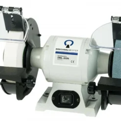 DRECHSELMEISTER - DML-200N - Touret à Affûter 200 Mm - Meule Blanche Et Grise - Vitesse Lente 1450 Tr/mm