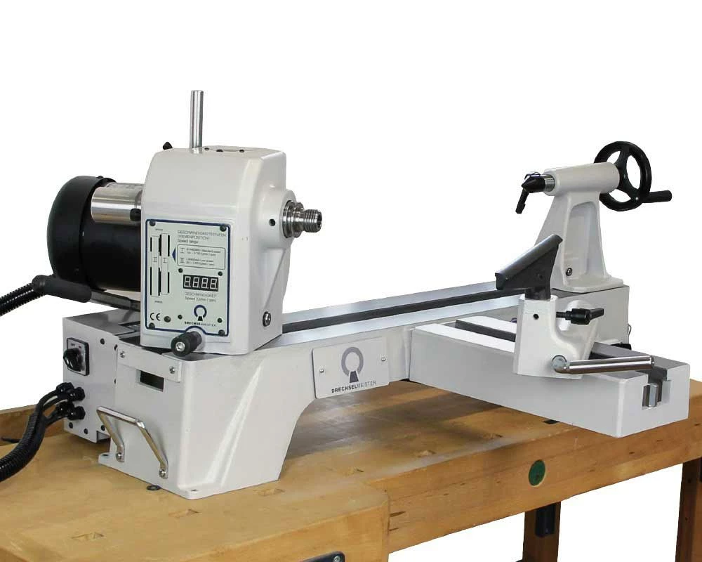 DRECHSELMEISTER - TWISTER FU-180 TV - Tour à Bois D'établi 560 Mm Avec Tête Pivotante Et Variateur De Fréquence – Image 3