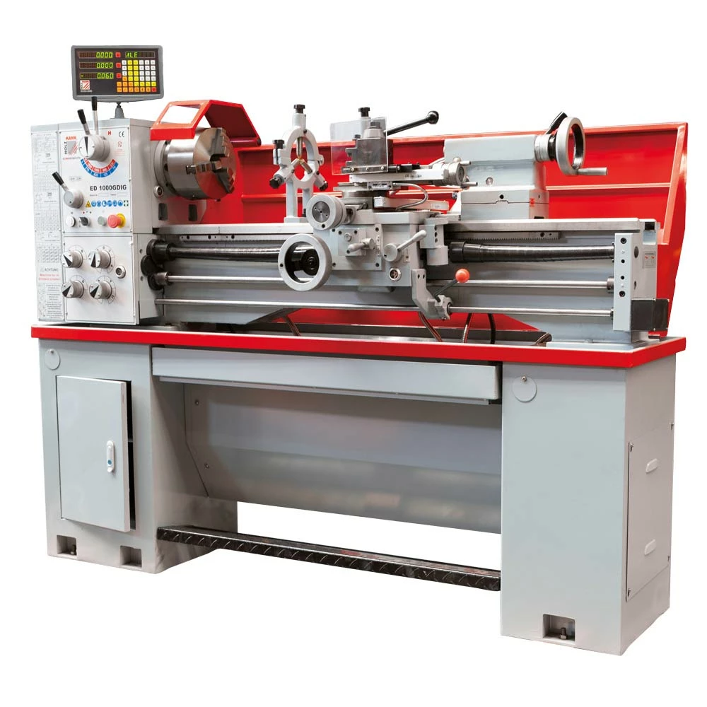 HOLZMANN - ED1000GDIG - Tour à Métaux à Affichage Numérique - Entre-pointes 1000 Mm - 400V - 2100 W