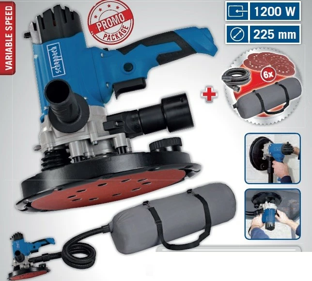 SCHEPPACH - DS200 Ponceuse Pour Plâtre Rotative - 230V 50Hz 1200W – Image 2