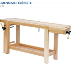 ETABLIS FRANCOIS - MEVS Établi Menuisier Ébéniste Avec Presse Avant Verticale VE24 (1500, 2000, 2200, 2500 Mm)