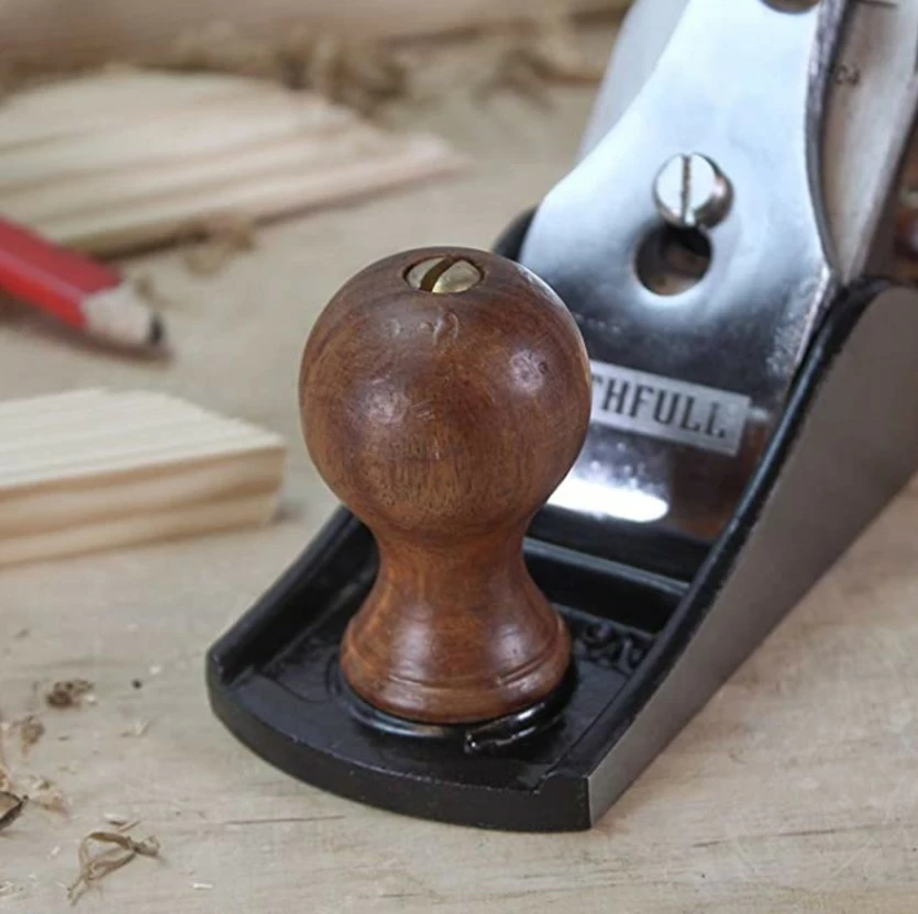 FAITHFULL - Grand Rabot à Main Professionnel En Fonte N°4, 250 X 60 Mm Largeur Fer : 50 Mm – Image 4