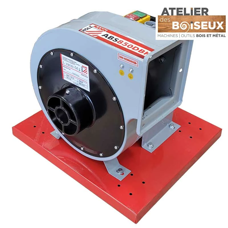 HOLZMANN - ABS850DBK - Aspirateur Pour Tour à Bois 850 M3/heure - 56 Litres - 230 V – Image 2