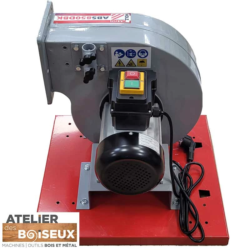 HOLZMANN - ABS850DBK - Aspirateur Pour Tour à Bois 850 M3/heure - 56 Litres - 230 V – Image 4