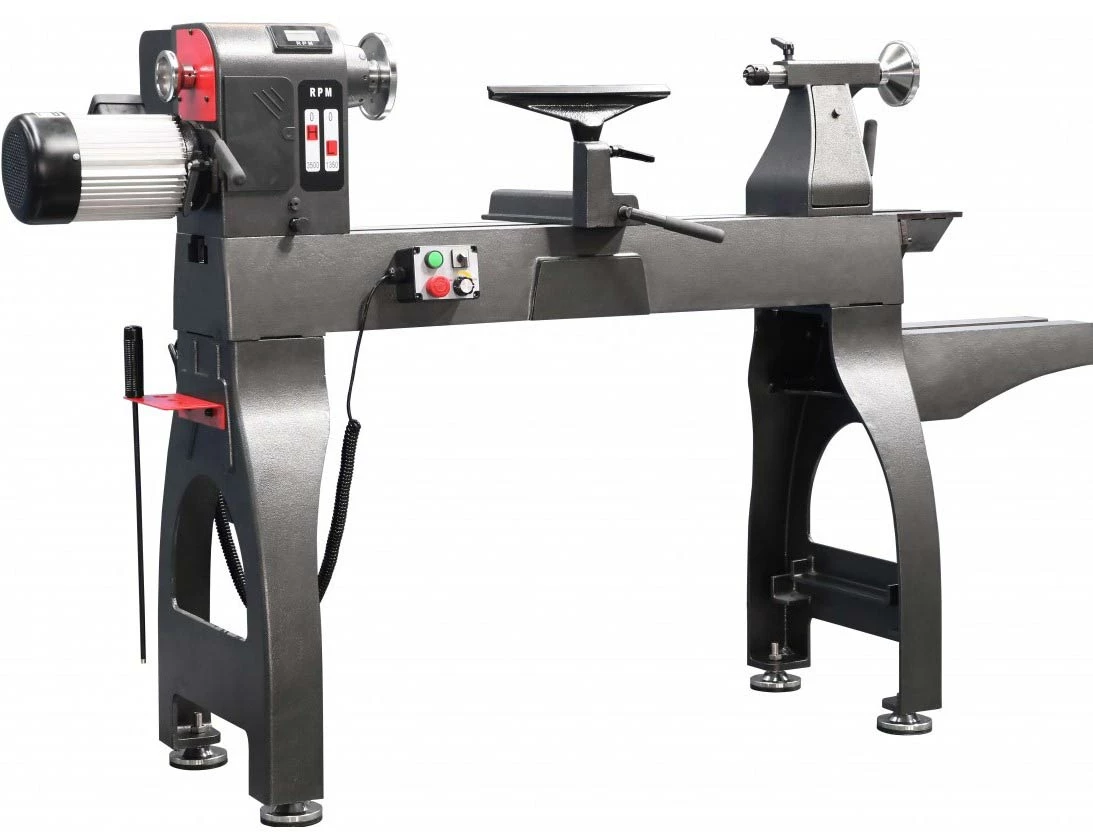 HOLZPROFI MAKER - MC2032VS - Tour à Bois Avec Variateur De Fréquence - Entre-pointes 813 Mm - 2200 W