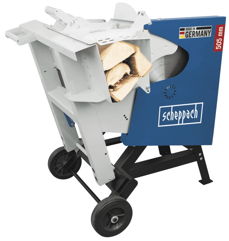 SCHEPPACH - HS 520 Scie à Bûches 230V 2600 W - Lame De Ø 505 Mm - Ø 170 Mm De Coupe