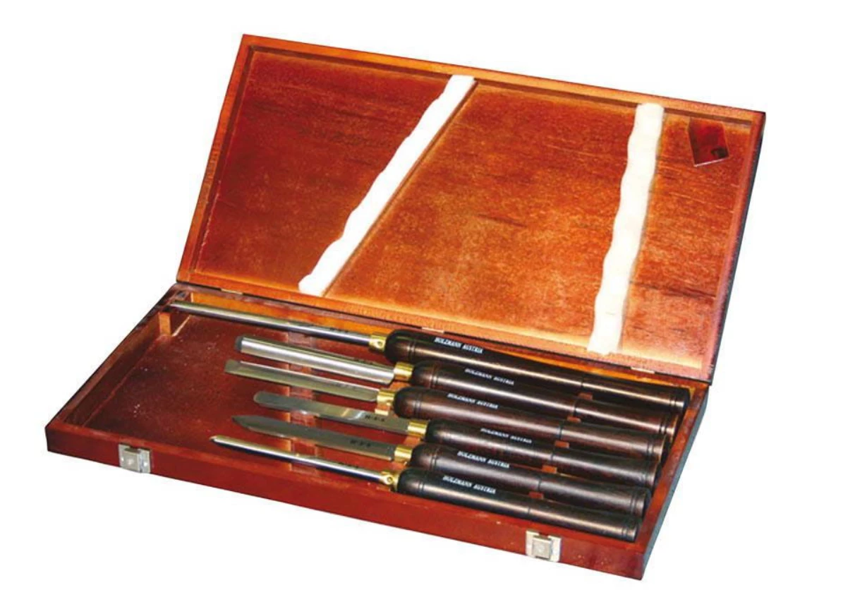 HOLZMANN - H6TLG - Coffret De 6 Outils De Tournage HSS