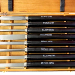 HOLZMANN - H8TLG Coffret De 8 Outils De Tournage Acier Au Chrome