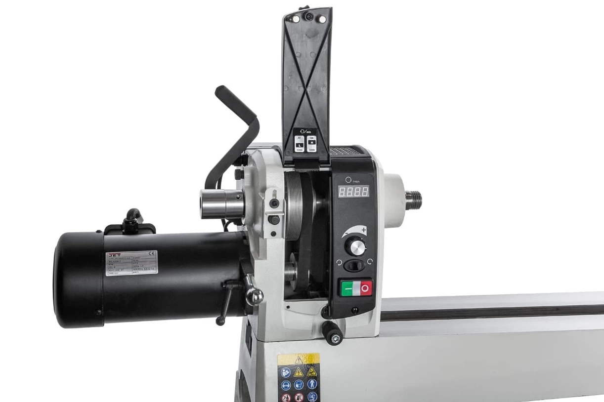 JET - JWL-1640EVS-M Tour à Bois Sur Piétement - Entrepointes 1000 Mm - 2 Plages De Vitesse 40 -3200 Tr/min - 1100 W – Image 5