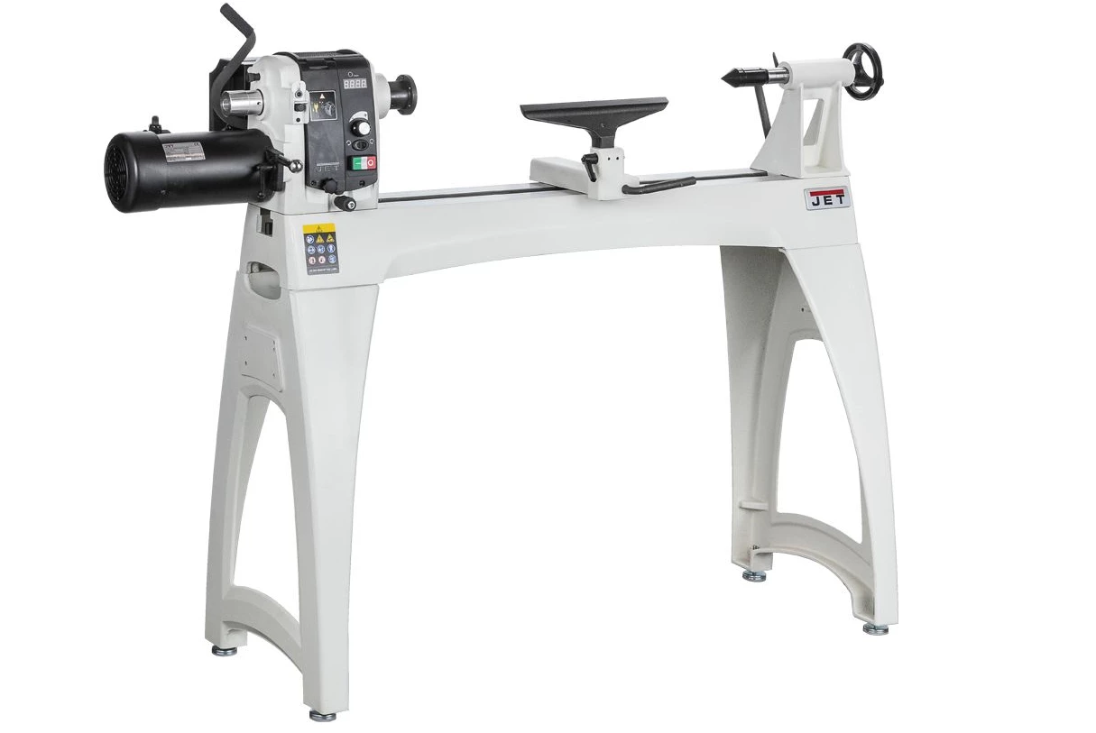 JET - JWL-1640EVS-M Tour à Bois Sur Piétement - Entrepointes 1000 Mm - 2 Plages De Vitesse 40 -3200 Tr/min - 1100 W – Image 9