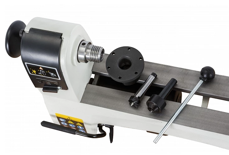 JET - JWL-1015VS-M - Tour à Bois Entre-pointes 368 Mm - 3 Vitesses 200 -3600 Tr/min - 500 W – Image 2