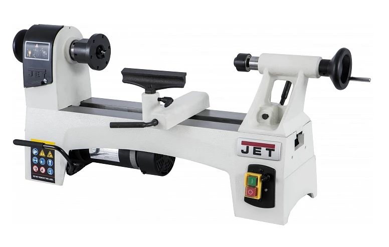JET - JWL-1015VS-M - Tour à Bois Entre-pointes 368 Mm - 3 Vitesses 200 -3600 Tr/min - 500 W