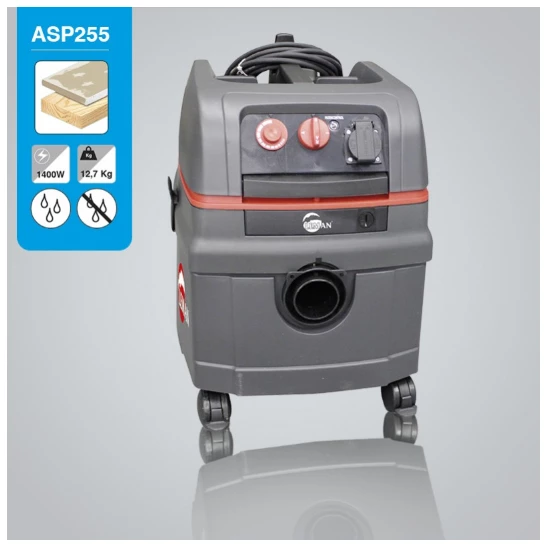 LEMAN - KIT225255 Aspirateur Eau Et Poussière ASP255 + Ponceuse Girafe POG225 – Image 7