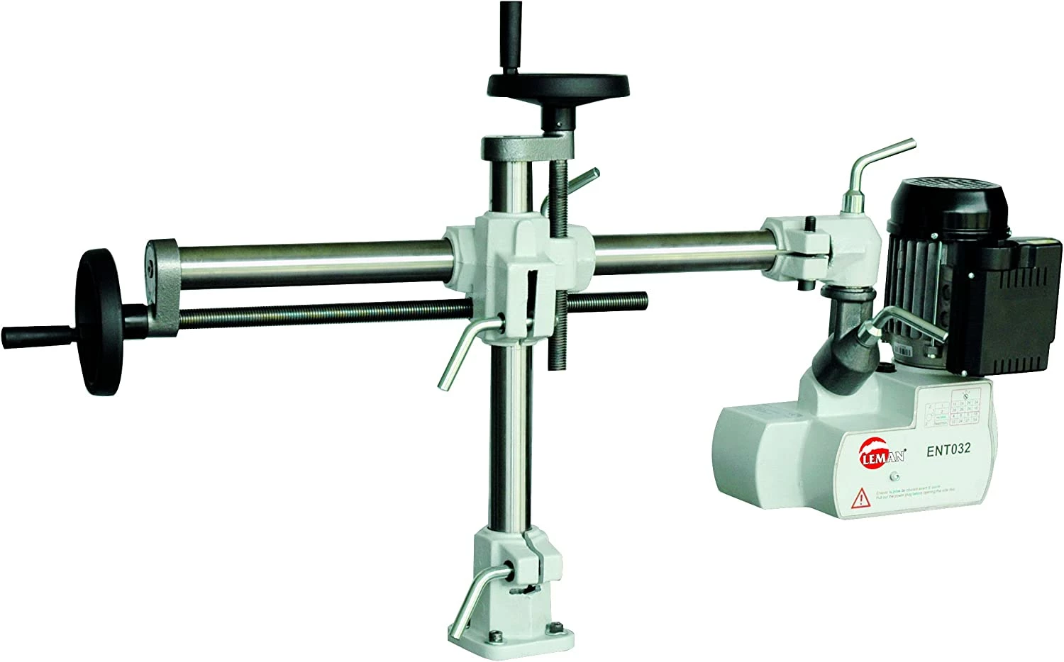 LEMAN - ENT032 Entraîneur Monophasé 3 Rouleaux ø80mm Bras De 610mm - 50Hz / 185W - 0,25CV