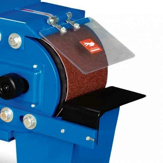 METALLKRAFT– MBSM 100-130 - Ponceuse Métal à Bande D'établi - 230 Ou 400 V - Bande 100 X 1220 Mm - 1500 W – Image 2