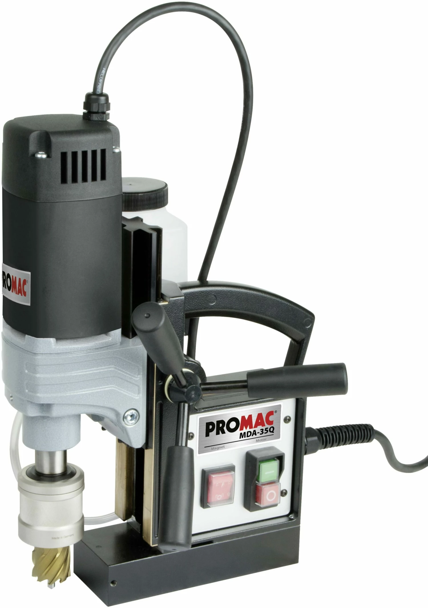 PROMAC - MDA-35Q - Perceuse Magnétique 1100 W - Diamètre Fraisage 12 - 35 Mm