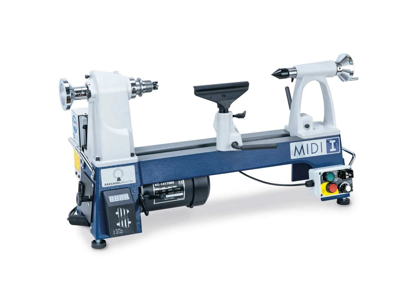 DRECHSELMEISTER - MIDI 1 - Mini Tour à Bois 400 Mm Avec Variateur De Fréquence - 230 V - 735 W – Image 2