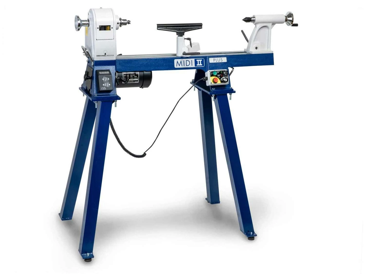 DRECHSELMEISTER - MIDI 2 PLUS - Mini Tour à Bois D'établi 400 Mm Avec Convertisseur + Mandrin Nova G3 Et Rallonge De Banc 280 Mm – Image 13