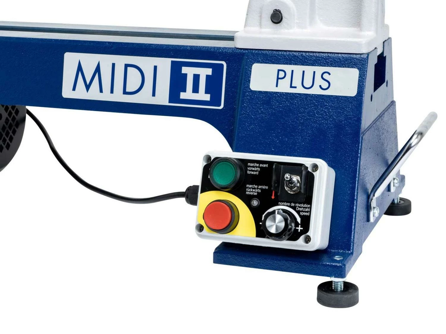 DRECHSELMEISTER - MIDI 2 PLUS - Mini Tour à Bois D'établi 400 Mm Avec Convertisseur + Mandrin Nova G3 Et Rallonge De Banc 280 Mm – Image 9