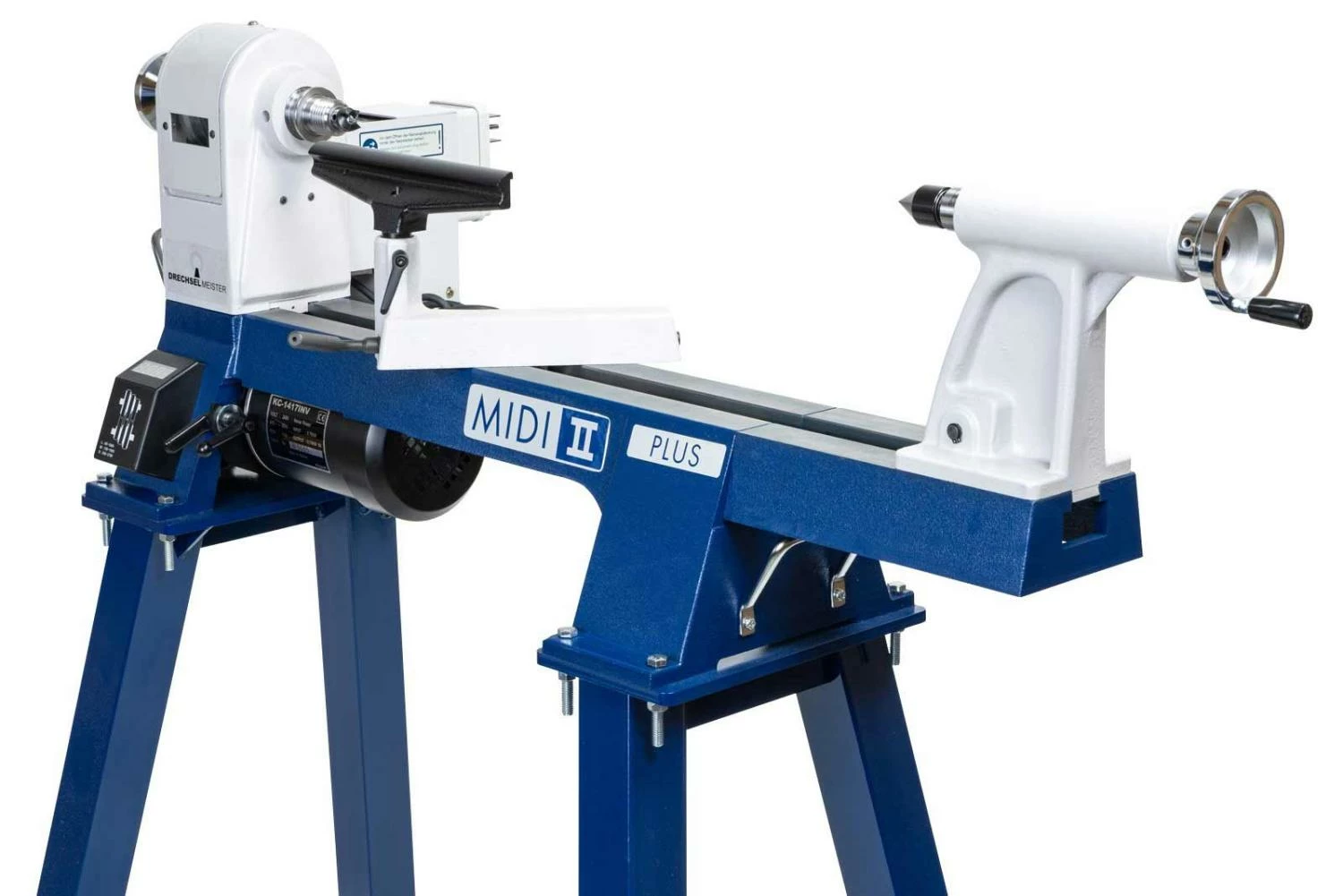 DRECHSELMEISTER - MIDI 2 PLUS - Mini Tour à Bois D'établi 400 Mm Avec Convertisseur + Mandrin Nova G3 Et Rallonge De Banc 280 Mm – Image 14