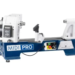 DRECHSELMEISTER - MIDI PRO - Tour à Bois Modulaire 450 Mm Avec Poupée Principale Pivotante Et Mobile - 735 W