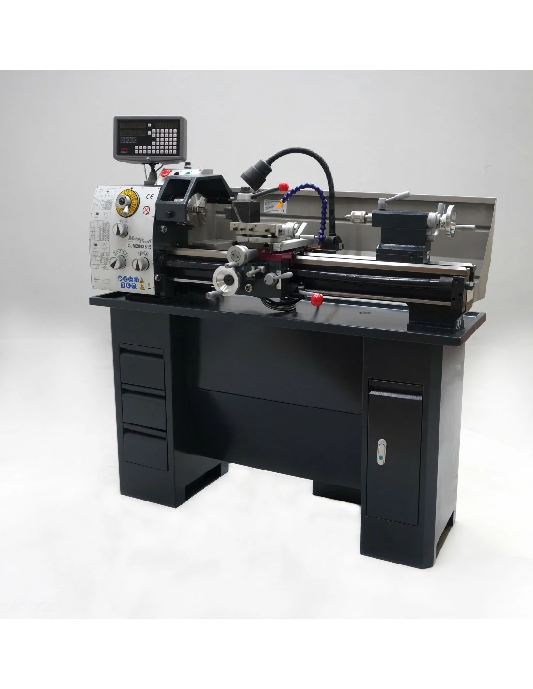 MÉTALPROFI - CJM280-815 - Tour à Métaux Entre-pointes 815 Mm - 750W / 230V – Image 2