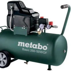 METABO - Basic 250-50 W OF Compresseur Pneumatique 1500W - 8 Bar - 50L - 100L / Min