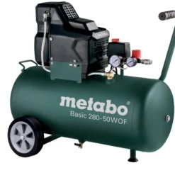 METABO - Basic 280-50 W OF Compresseur Pneumatique 1700W - 8 Bar - 50L - 130L / Min