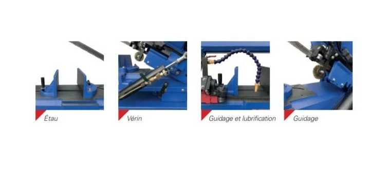 METALPROFI - MB715 Scie à Ruban Métal Mobile ø280mm 230V/50Hz 750W / 1CV – Image 2