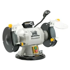 PEUGEOT - ENERGYGRIND-150P Touret à Meuler Pivotant 180° Meule/meule ø150mm - 350 W