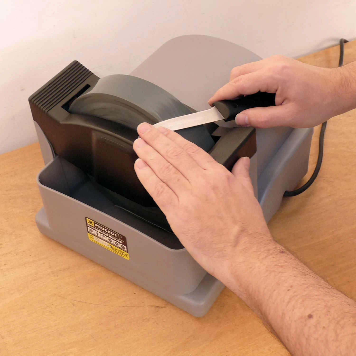 PEUGEOT - ENERGYGRIND-200 Aiguiseuse à Eau + Meule à Morfiler Puissance 90 W, Diamètre 200 Mm – Image 3