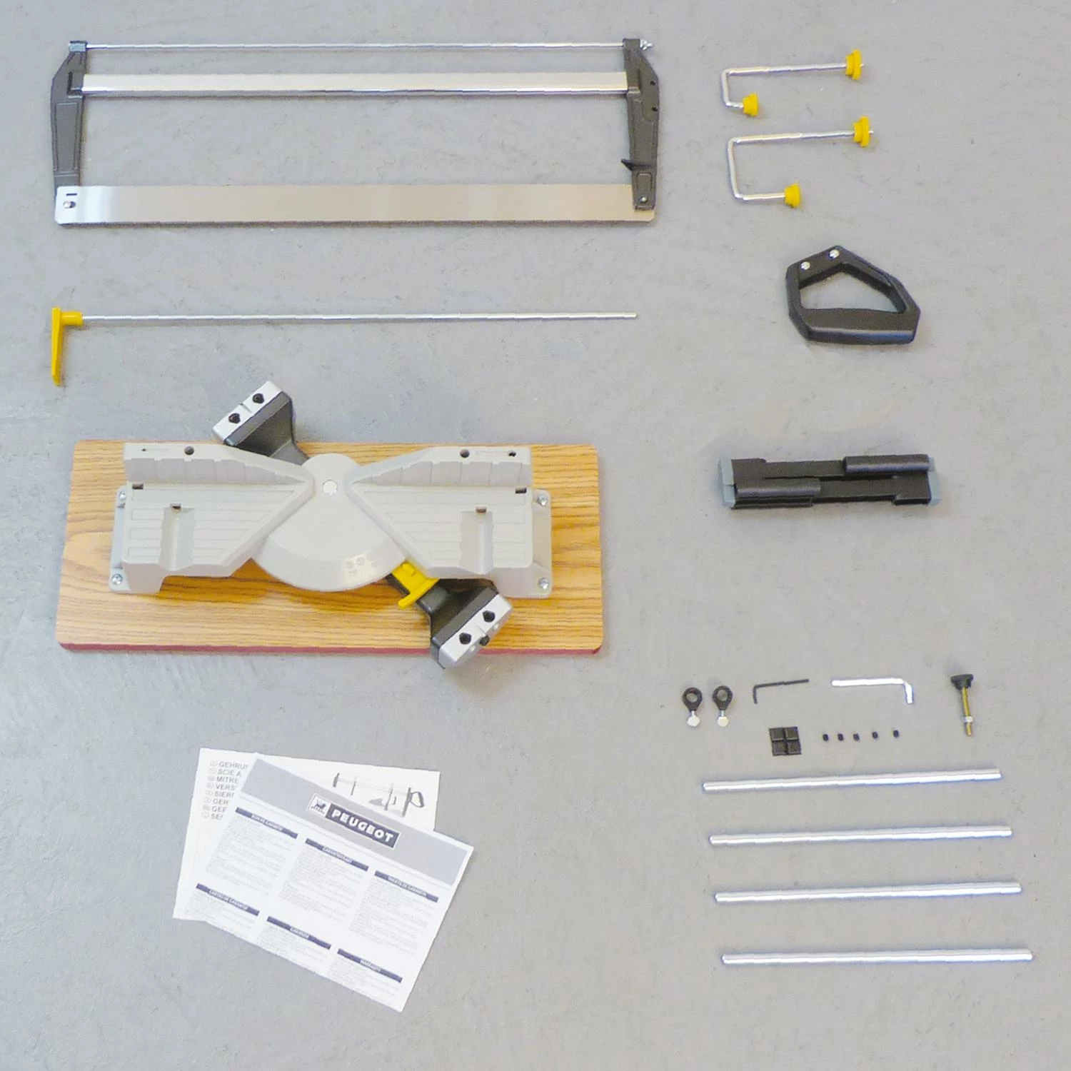 PEUGEOT -ENERGYSAW-600 Scie à Onglet Manuelle 3 Sec - 600mm Avec Embase Bois MDF Et Table ABS – Image 6