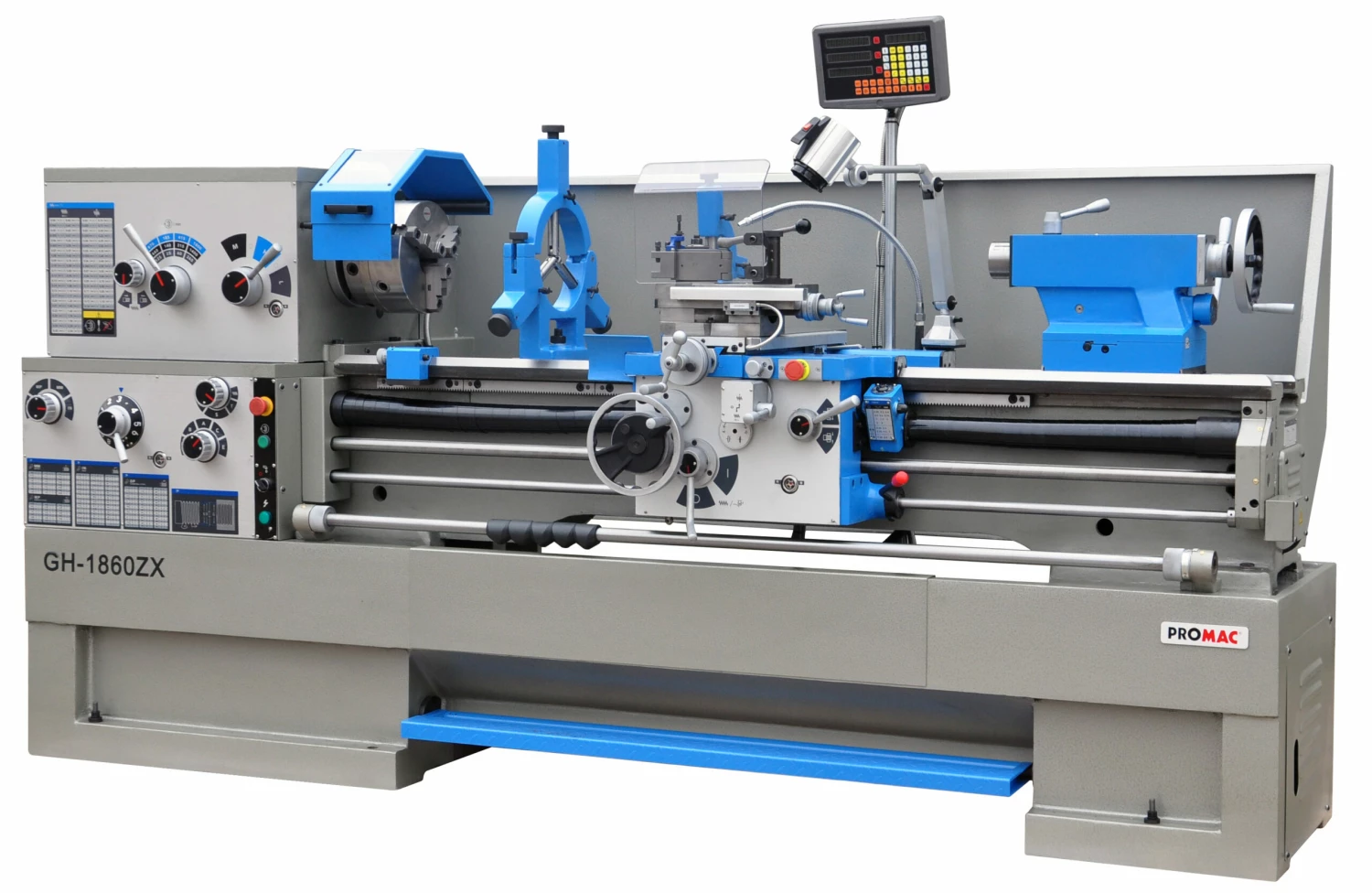 PROMAC - GH-1860ZX-T-QC Tour à Métaux 400V 5600W - Entre Pointes 1524 Mm