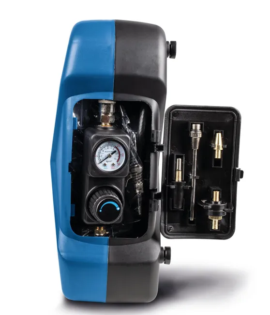 SCHEPPACH - Air Case Compresseur Portatif 2L 1100W Pression 8 Bar Max. + 12 Accessoires ! – Image 3