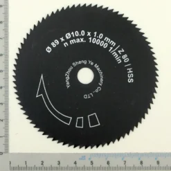 SCHEPPACH - Lame Pour PL285 - Ø 89 X 10 Mm - 80 Dents