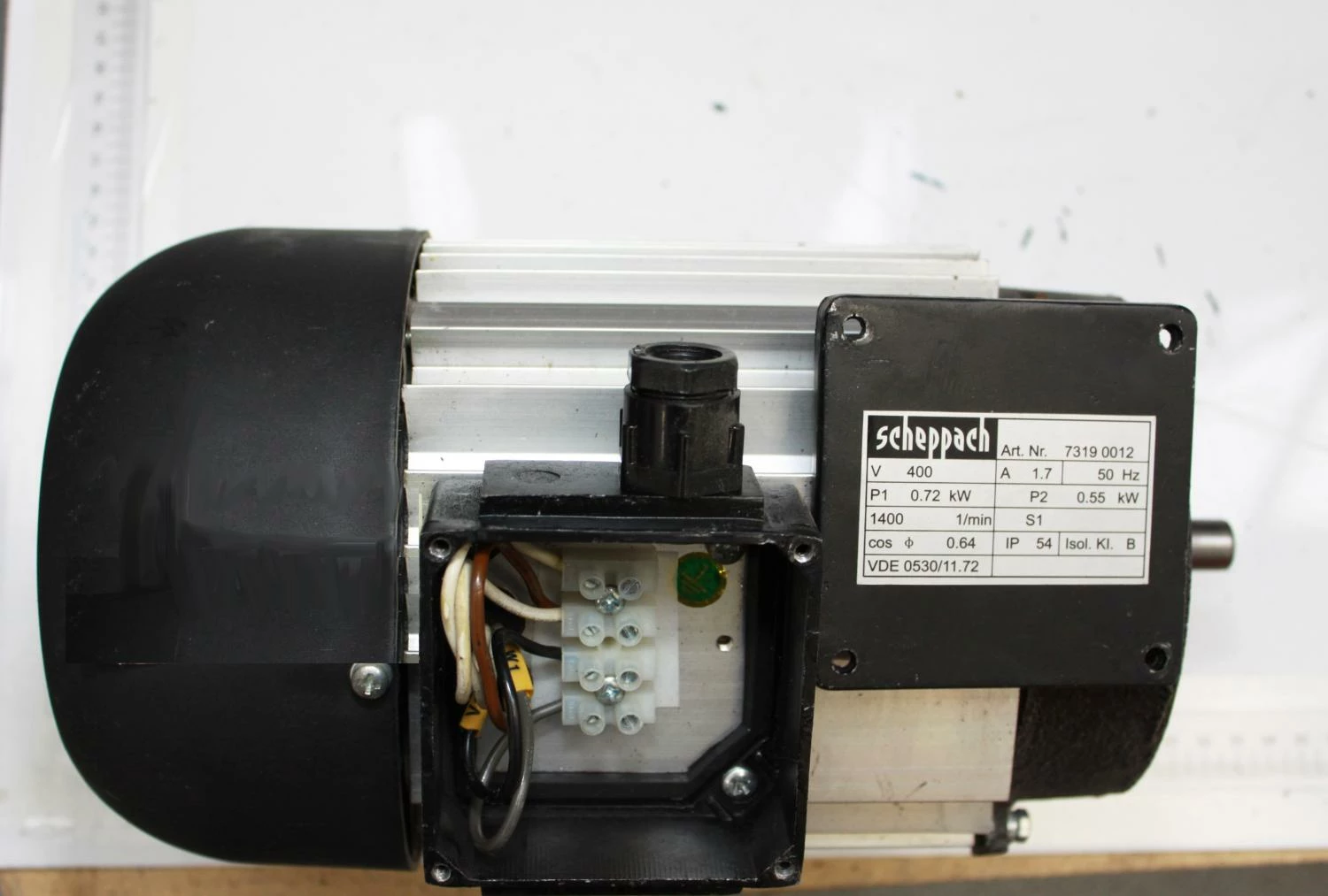 SCHEPPACH - Moteur électrique 230V Pour Scies à Ruban Kity 613, 673 Et Scheppach BASA3, Basato 3