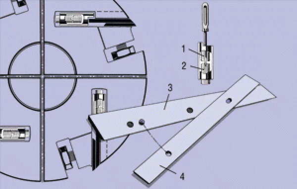 SCHEPPACH - Porte Fers Pour Réversibles (pour Plana 3.1C)