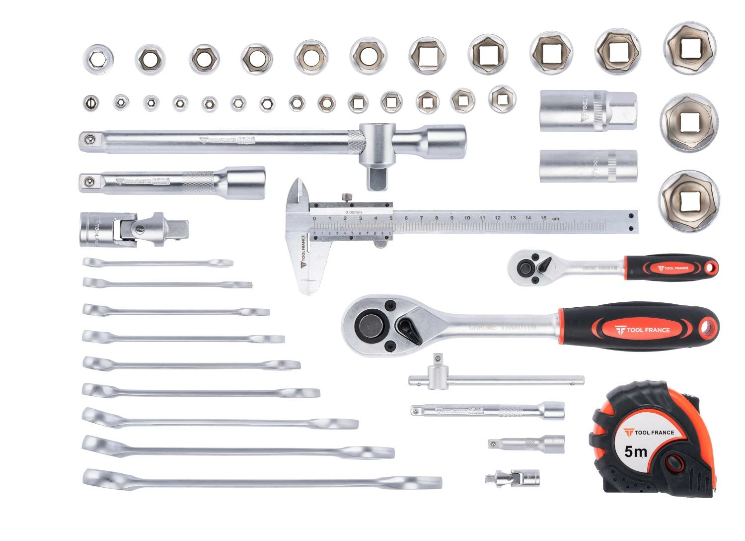 TOOL FRANCE - TFCO-136P Coffret En Aluminium De 136 Outils De Qualité Pour Le Bricolage – Image 7