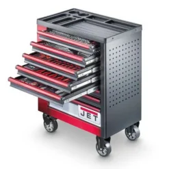 JET - TT-412 - Servante D'Atelier Mobile Avec 412 Outils - 780 X 455 X 985 Mm