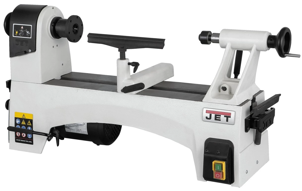 JET - JWL-1221-M - Tour à Bois Entrepointes 500 Mm - 6 Vitesses 360 -3280 Tr/min - 560 W